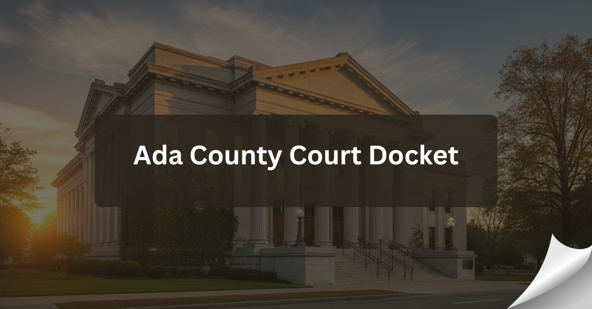 Ada County Court Docket